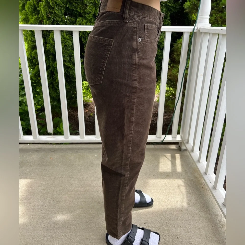 American Eagle Outfitters Mom Straight Leg Corduroy Jeans - Picture 2 of 3
